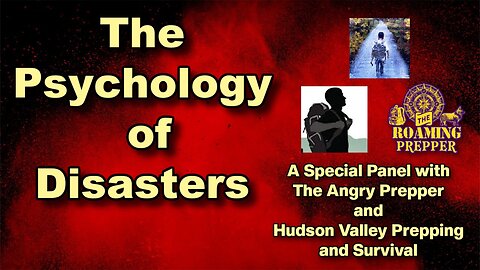 The Psychology of Disasters - A Special Panel