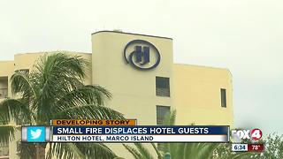 Fire at Marco Island Hilton forces guests to relocate