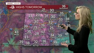 Snow tapering off tonight, more snow next week