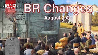 Battle Rating Changes - August 2021 [War Thunder]