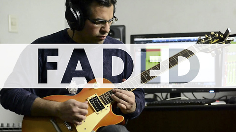 Electric guitar cover of Alan Walker's 'Faded'