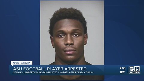 ASU student athlete arrested on DUI-related charges after deadly pedestrian crash