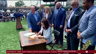 Whitmer signs Michigan budget, rejects anti-abortion items