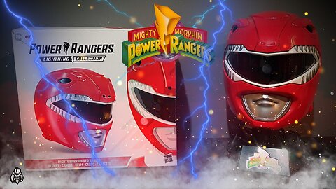 Power Rangers Lightning Collection Mighty Morphin Red Ranger Helmet (Unboxing)