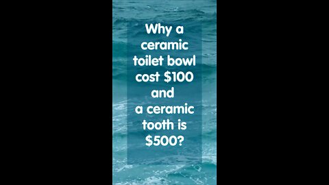 Joke. Why a ceramic toilet bowl