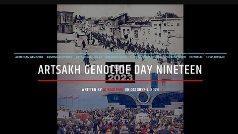 Artsakh Genocide Day Nineteen