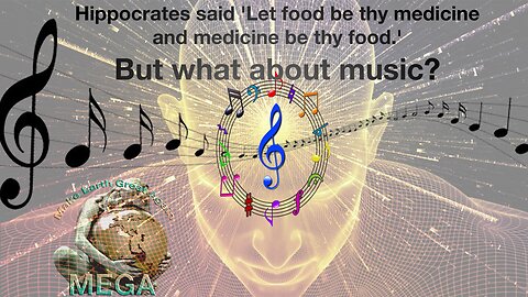 Hippocrates said 'Let food be thy medicine and medicine be thy food.' But what about music?