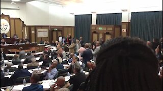 UPDATE 1 - Nelson Mandela Bay Speaker removed (XEU)