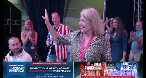 Roseann Bar's Powerful speech at Clay Clark's ReAwaken America Event Aug 26, 2023