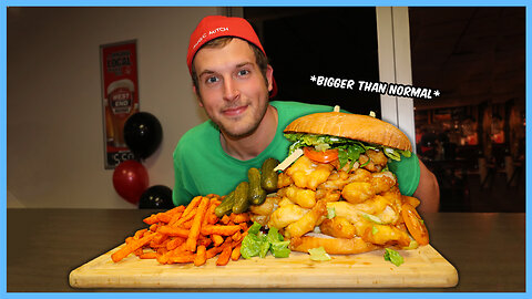 BIG MISTAKES WERE MADE WITH THIS MASSIVE GOURMET FISH BURGER!