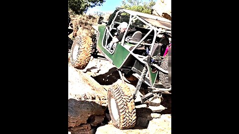 2023 Palo Duro Challenge - Pinky Trail - First Obstacle - The Rock -- #crawling #jeep #offroad