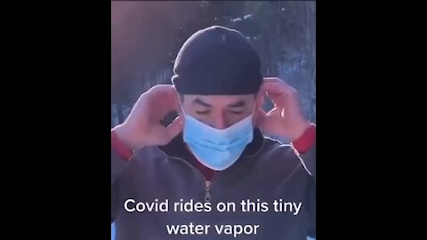 Covid rides on tiny vapor