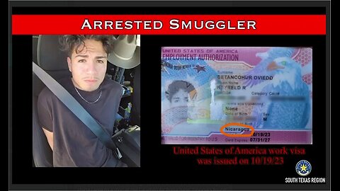 WATCH: TxDPS Troopers arrest a 17 yr old & 16 yr old for evading arrest & human smuggling,