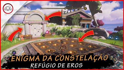 Immortals Fenyx Rising, Enigma da constelação, Refúgio de Eros | Super Dica