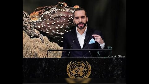 NAYIB BUKELE RODEADO POR 3 ESPIRITUS A MANERA DE RANA