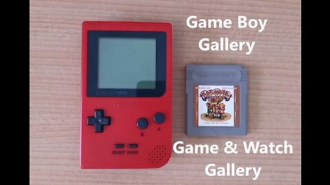Game Boy Gallery or Game & Watch Gallery Brief Game Play for the Game Boy