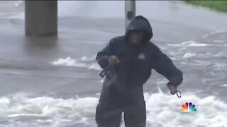 Al Roker Gets Slammed By Waves From Hurricane Ida
