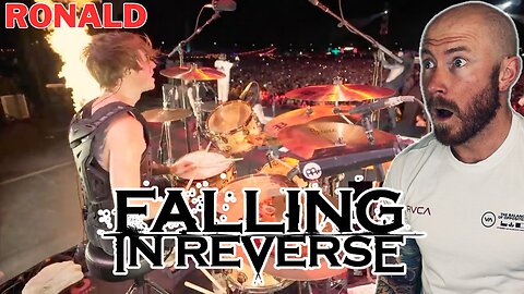 Drummer Reacts To - Ronald - Drum Playthrough with Falling In Reverse Luke Holland Isolated Drums