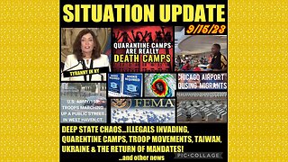 SITUATION UPDATE 9/15/23 - Biden Impeachment Evidence, Taiwan-Chinese Bombers/Fighters Approaching