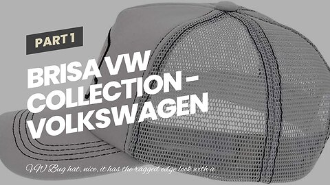 BRISA VW Collection - Volkswagen Samba Bus T1 Camper Van Adjustable Baseball Cap, Hat