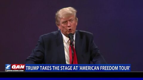 Donald J. Trump Takes The Stage At American Freedom Tour