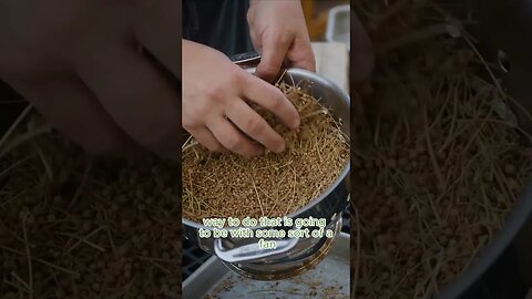 Separating Chaff from Seeds with a Fan