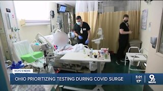 Ohio prioritizing testing during COVID surge