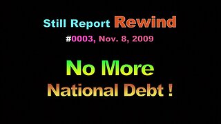 No more National Debt!