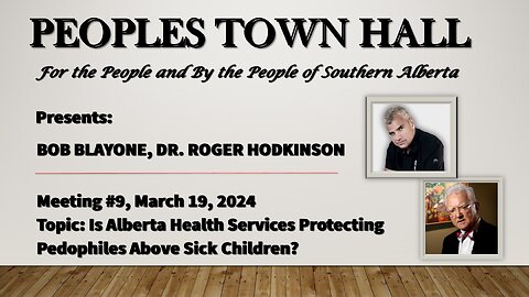 Is Alberta Health Services Protecting Pedophiles Above Sick Children"?