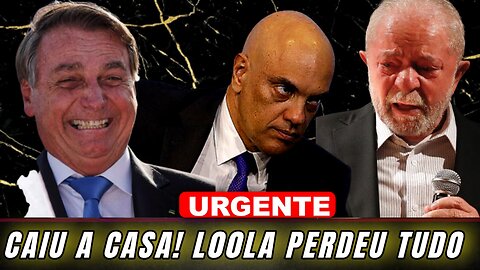 URGENTE "MORAES NERVOSO" CONFLITO IMENSO DO PT COM STF “CASA CAIU GERAL” L00LA ACABOU PERDENDO TUDO