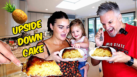 Brits Try [Pineapple Upside Down Cake] For The First Time!