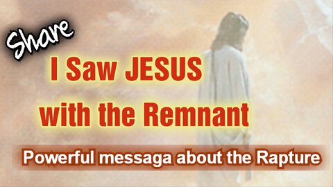 I Saw Jesus with the Remnant. Listen until the end Powerful Message from YAHWEH. #bible #jesus