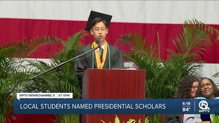 Palm Beach County high school seniors honored as U.S. Presidential Scholars