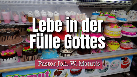 Lebe in der Fülle Gottes