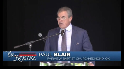 Paul Blair speaking at THE RENEWAL 2022 - RESTORING AMERICA'S FOUNDING COVENANT