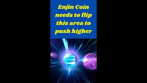 Enjin Coin needs to flip this area to push higher!