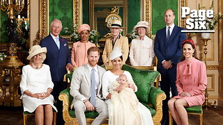 Photographer denies Prince Harry and Meghan Markle's son Archie's christening portrait was 'digitally enhanced'