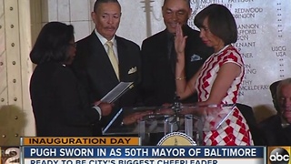 Baltimore's 50th mayor Catherine Pugh sworn in