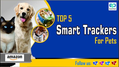 Top 5 Wireless Smart Tracker for Dogs & Cats | Amazon Gadgets | Smart Pets Gadgets