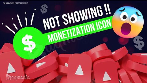 monetization icon is missing on youtube studio Fix Problem Monetization Dollar Sign Not Showing