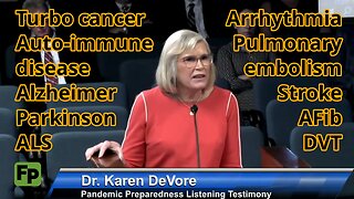 Dr. Karen DeVore sums up the life-altering vaxx injuries her patients are suffering from