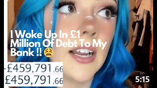 Woke Up In £1 Million Of Debt To My Bank