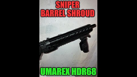 Sniper barrel shroud cover for umarex HDR68 | chicago less lethal | 312-882-2715
