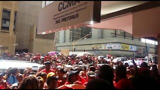 SOUTH AFRICA - Pretoria - Dis-Chem Employees march to CCMA (wpr)