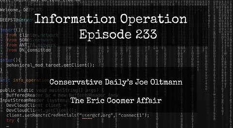 IO Episode 233 - Joe Oltmann - The Eric Coomer Affair 4/12/24