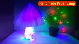 DIY Handmade Paper Lamp/ Home Décor - Easy Paper Crafts