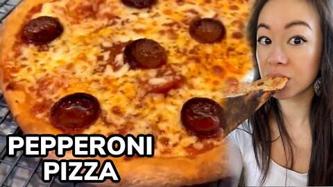 🍕 Homemade Pepperoni Pizza | RACK OF LAM