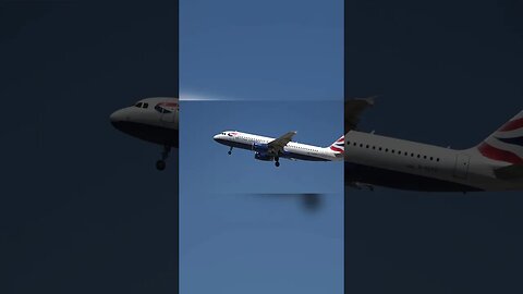 British Airways Departs Forest Fire 2 KM Away