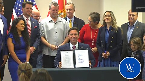 WATCH: Gov. DeSantis Signs Law that Allows Squatters to be Immediately Evicted, World_News