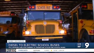 Diesel to electric: Local officials push for funds to change school buses